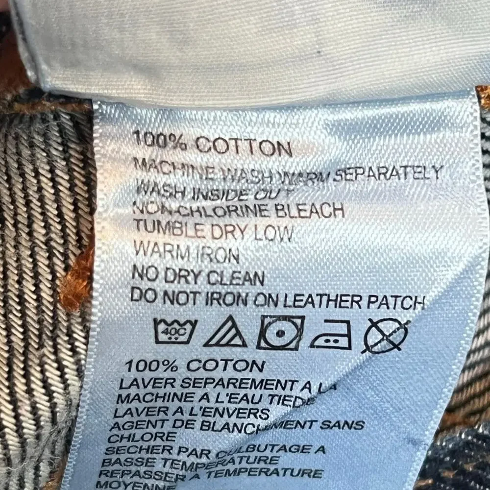 Tommy Bahama Men’s 35x34 Authentic 5-Pocket Blue Denim Jeans Island Style Denim
